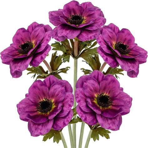 anemone silk flowers wholesale.